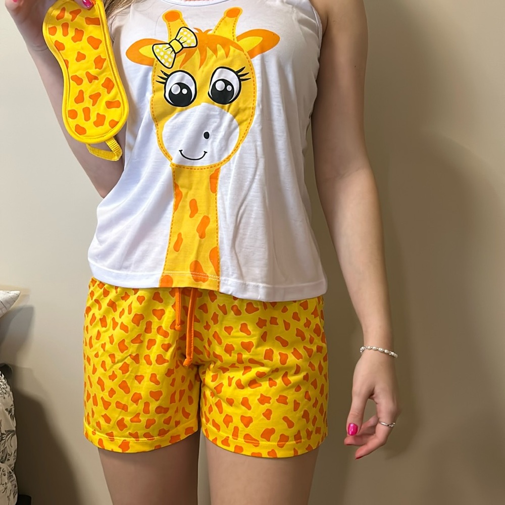 Brand new giraffe pajamas